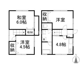 楢津小野貸家　の物件間取画像